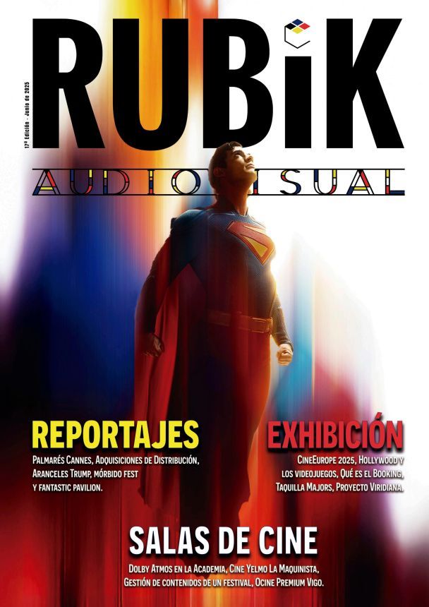 RUBIK AUDIOVISUAL magazine side cover  June 2025