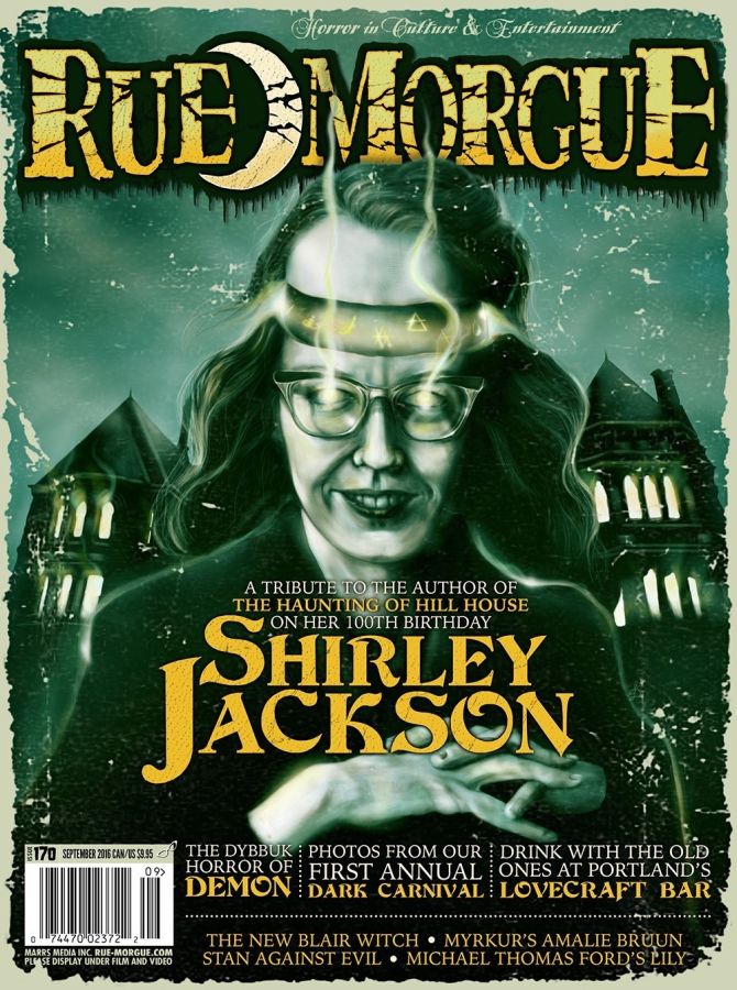RUE MORGUE magazine side cover Issue 170 September 2016