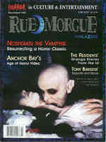 RUE MORGUE magazine side cover Issue 8 March/April 1999