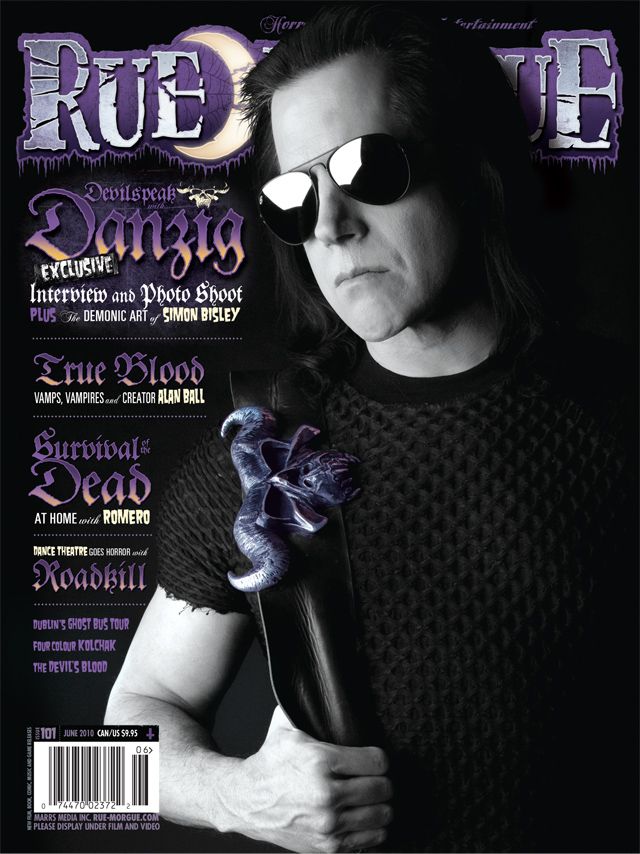 RUE MORGUE magazine side cover Issue 101 June 2010