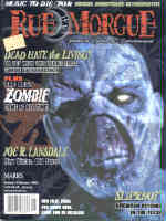RUE MORGUE magazine side cover Issue 13 January/February 2000