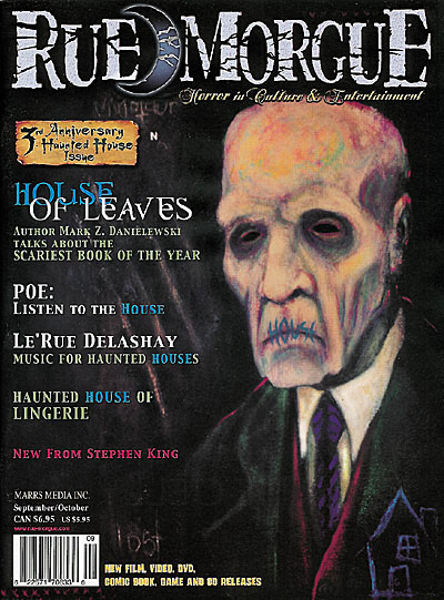 RUE MORGUE magazine side cover Issue 17 September/October 2000