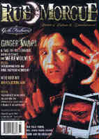RUE MORGUE magazine side cover Issue 20 March/April 2001