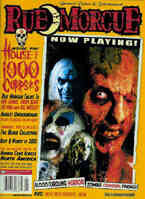 RUE MORGUE magazine side cover Issue 31 January/February 2003