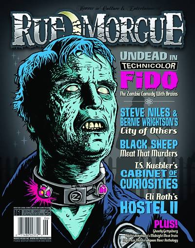 RUE MORGUE magazine side cover Issue 68 June 2007