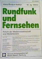 RUNDFUNK UND FERNSEHEN magazine side cover Issue 2  1994
