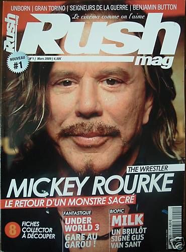 RUSH MAG magazine side cover Issue 1 March 2009