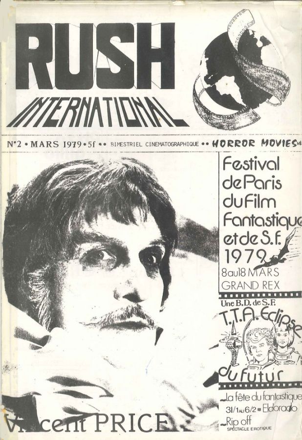 RUSH INTERNATIONAL magazine side cover Issue 2  March 1979
