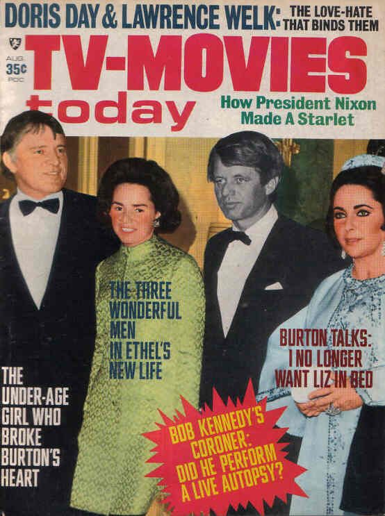TV-MOVIES TODAY magazine side cover  Vol 1 # 3 August 1969