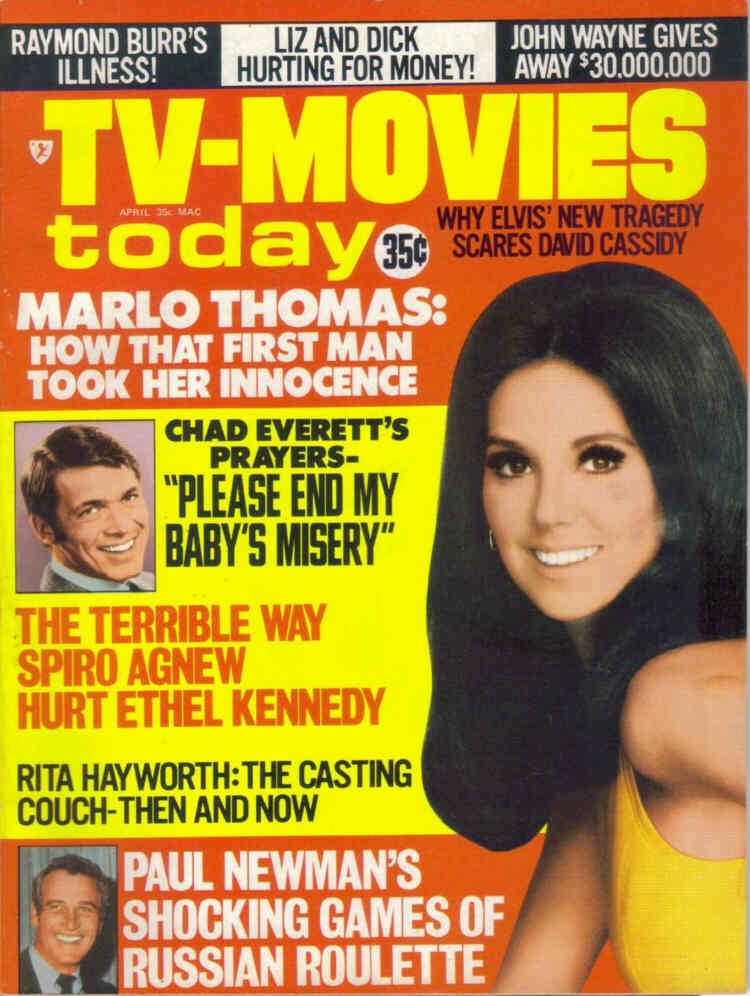 TV-MOVIES TODAY magazine side cover April 1971
