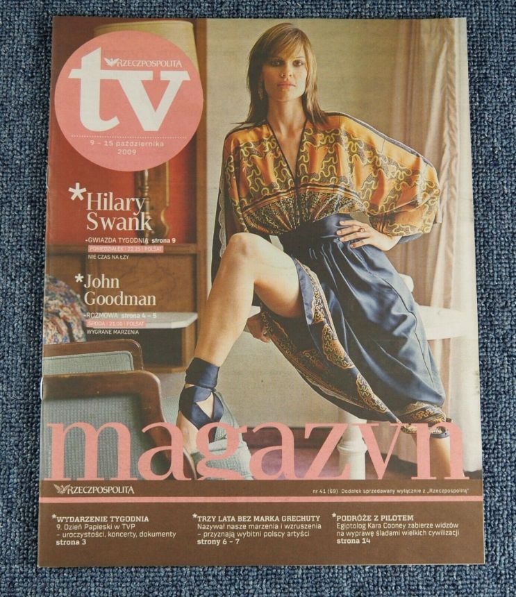 RZECZPOSPOLITA TV magazine side cover 9 October 2009