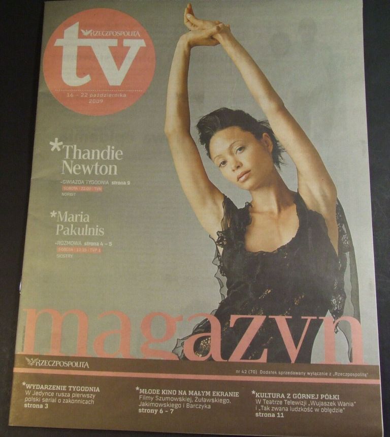 RZECZPOSPOLITA TV magazine side cover 16 October 2009