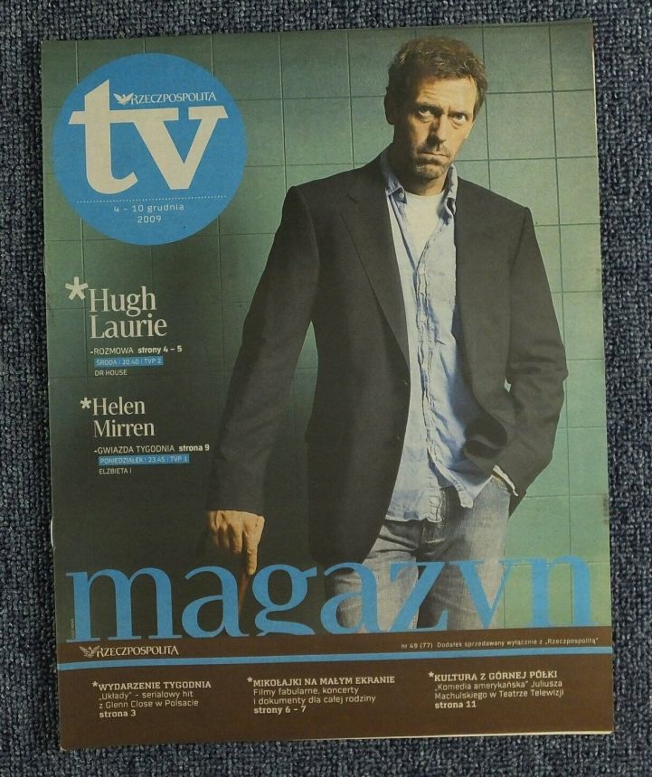 RZECZPOSPOLITA TV magazine side cover 4 December 2009