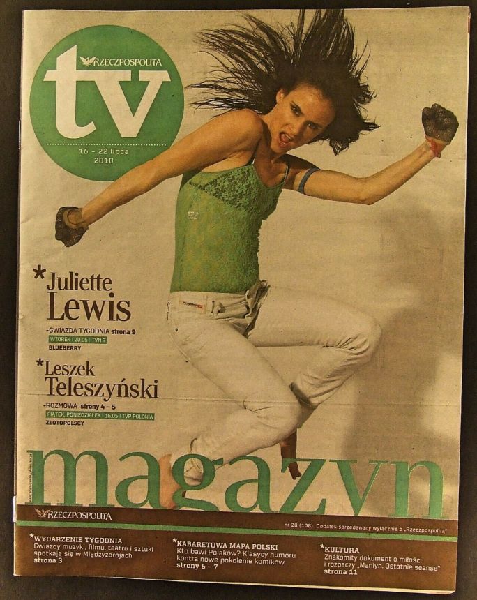 RZECZPOSPOLITA TV magazine side cover 16 July 2010