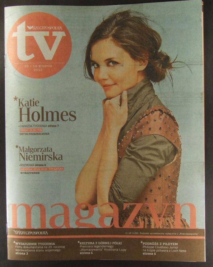 RZECZPOSPOLITA TV magazine side cover 10 December 2010