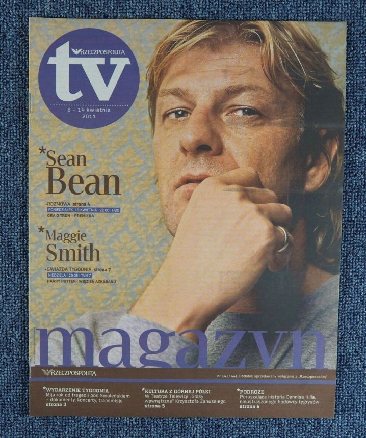 RZECZPOSPOLITA TV magazine side cover 8 April 2011