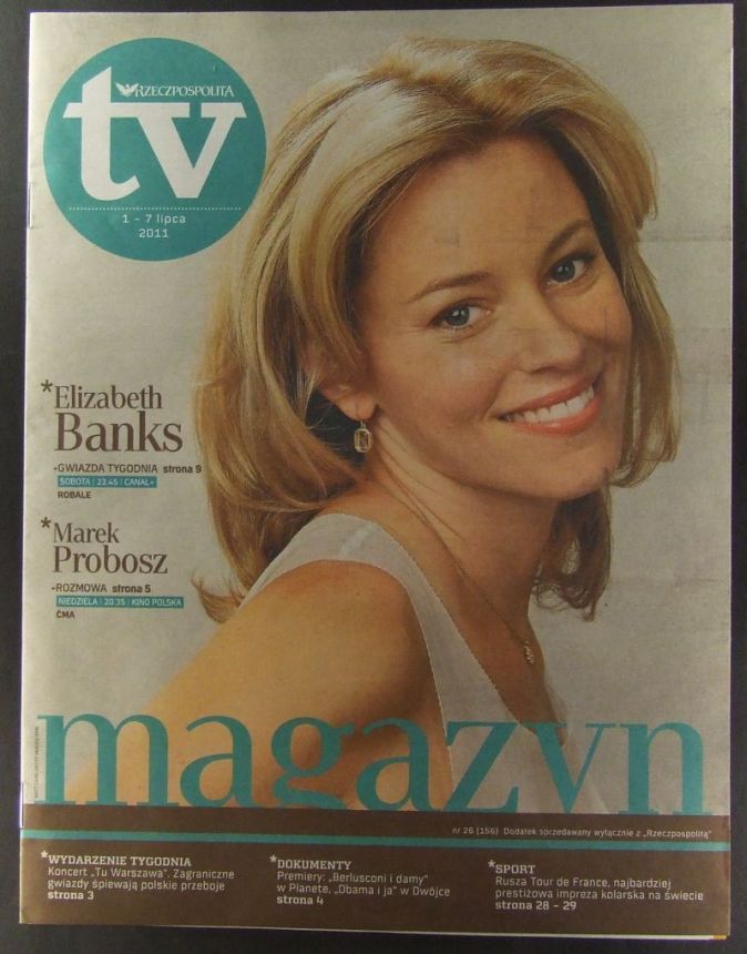 RZECZPOSPOLITA TV magazine side cover 1 July 2011
