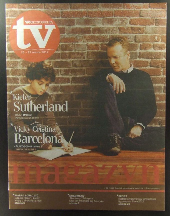RZECZPOSPOLITA TV magazine side cover 23 March 2012