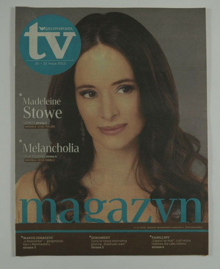 RZECZPOSPOLITA TV magazine side cover 25 May 2012
