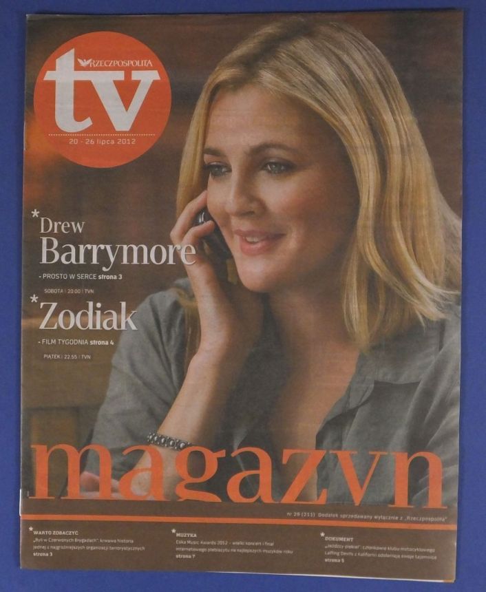 RZECZPOSPOLITA TV magazine side cover 20 July 2012