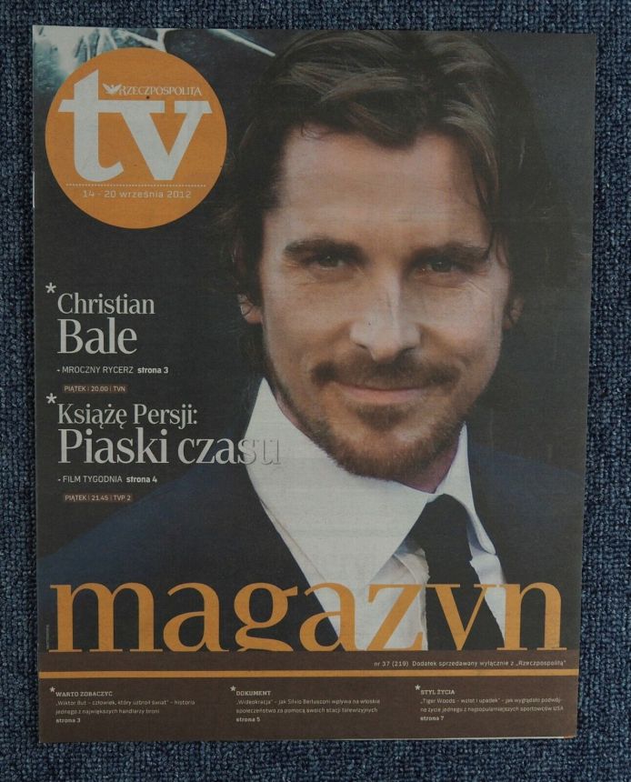 RZECZPOSPOLITA TV magazine side cover 14 September 2012