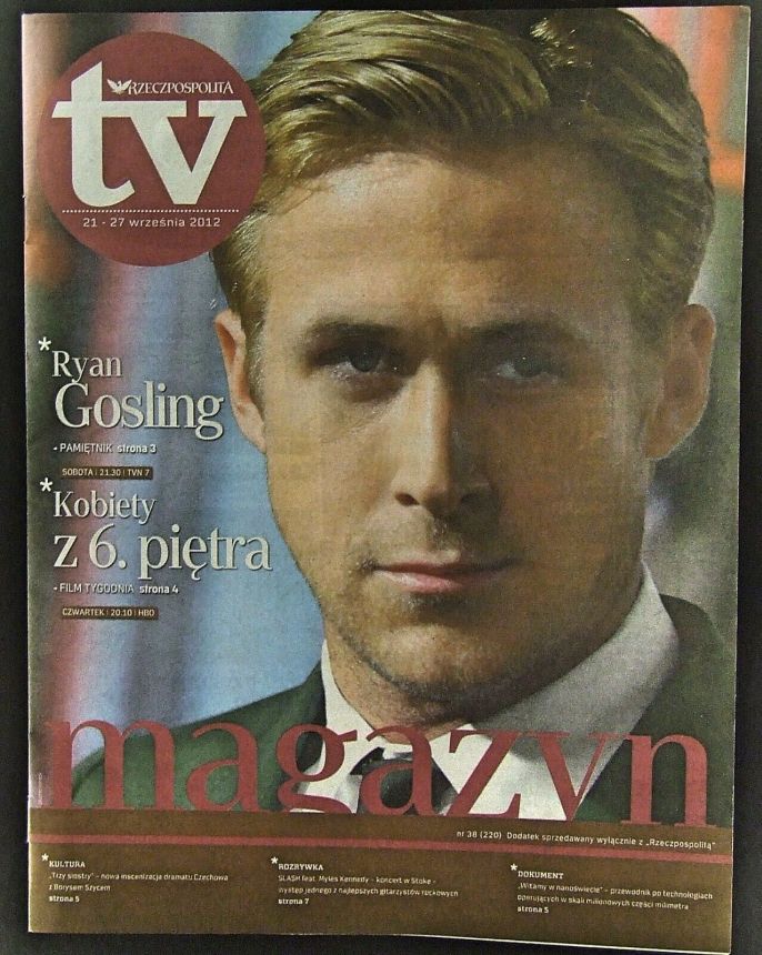 RZECZPOSPOLITA TV magazine side cover 21 September 2012