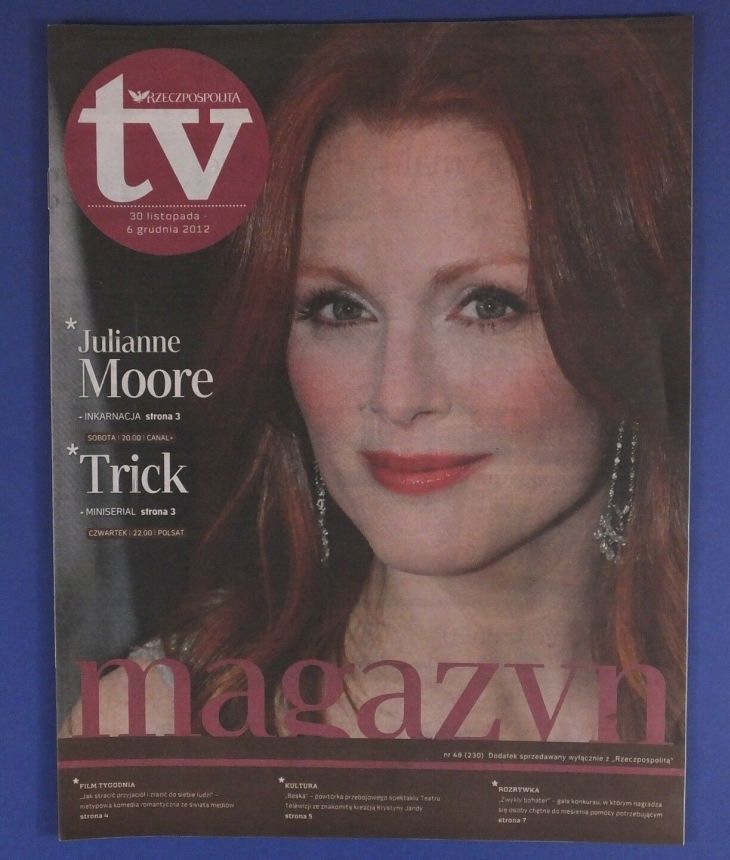 RZECZPOSPOLITA TV magazine side cover 30 November 2012