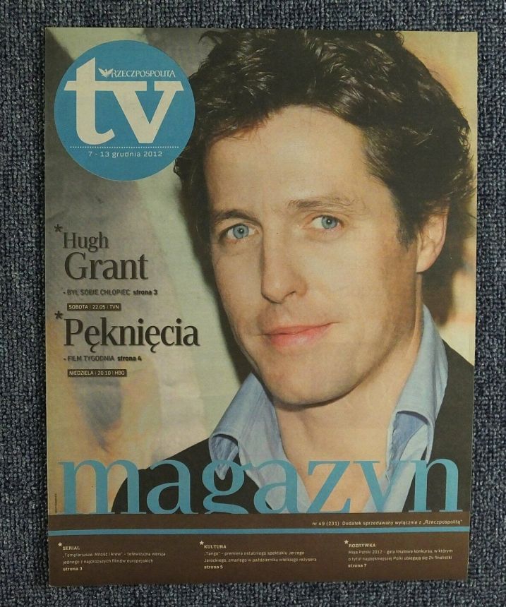 RZECZPOSPOLITA TV magazine side cover 7 December 2012