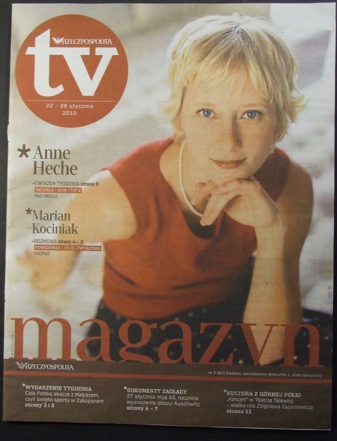 RZECZPOSPOLITA TV magazine side cover 22 January 2010