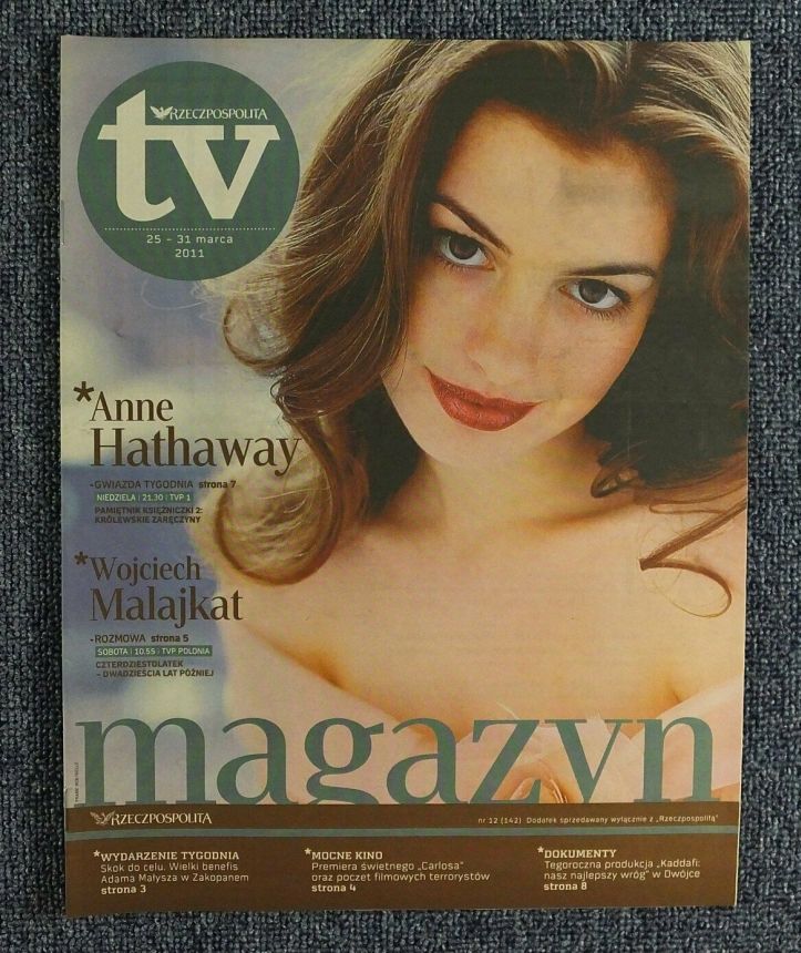 RZECZPOSPOLITA TV magazine side cover 25 March 2011