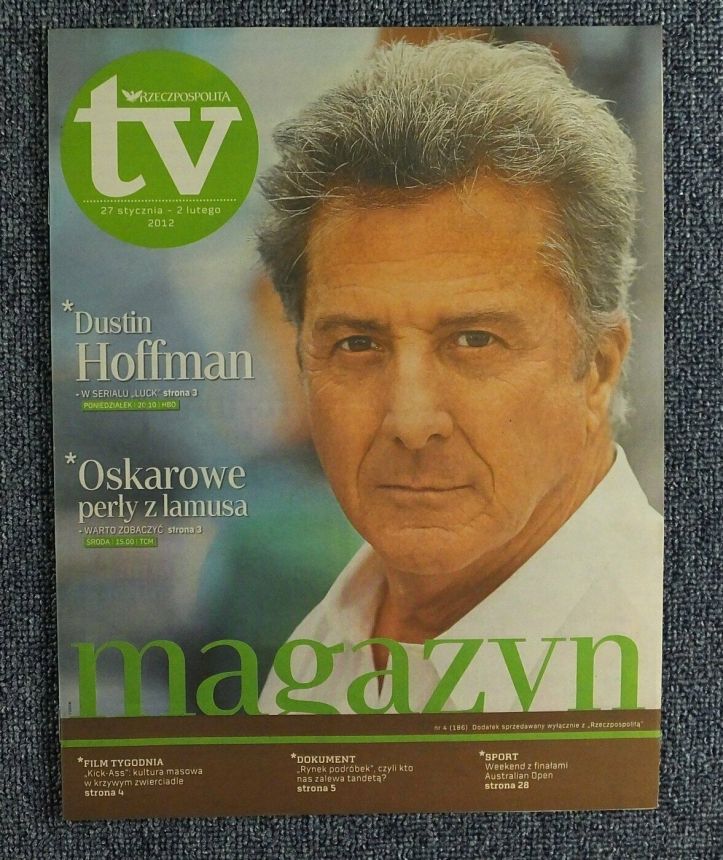 RZECZPOSPOLITA TV magazine side cover 27 January 2012