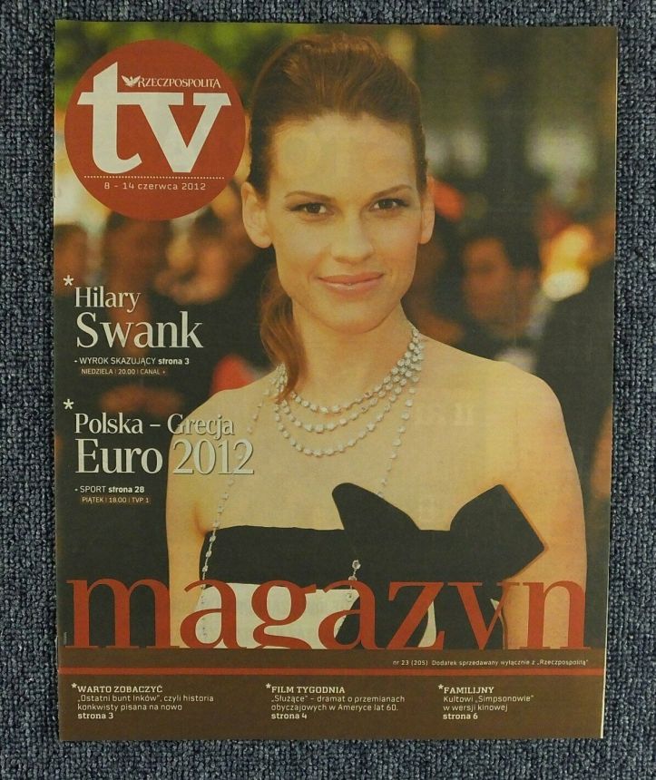 RZECZPOSPOLITA TV magazine side cover 8 June 2012