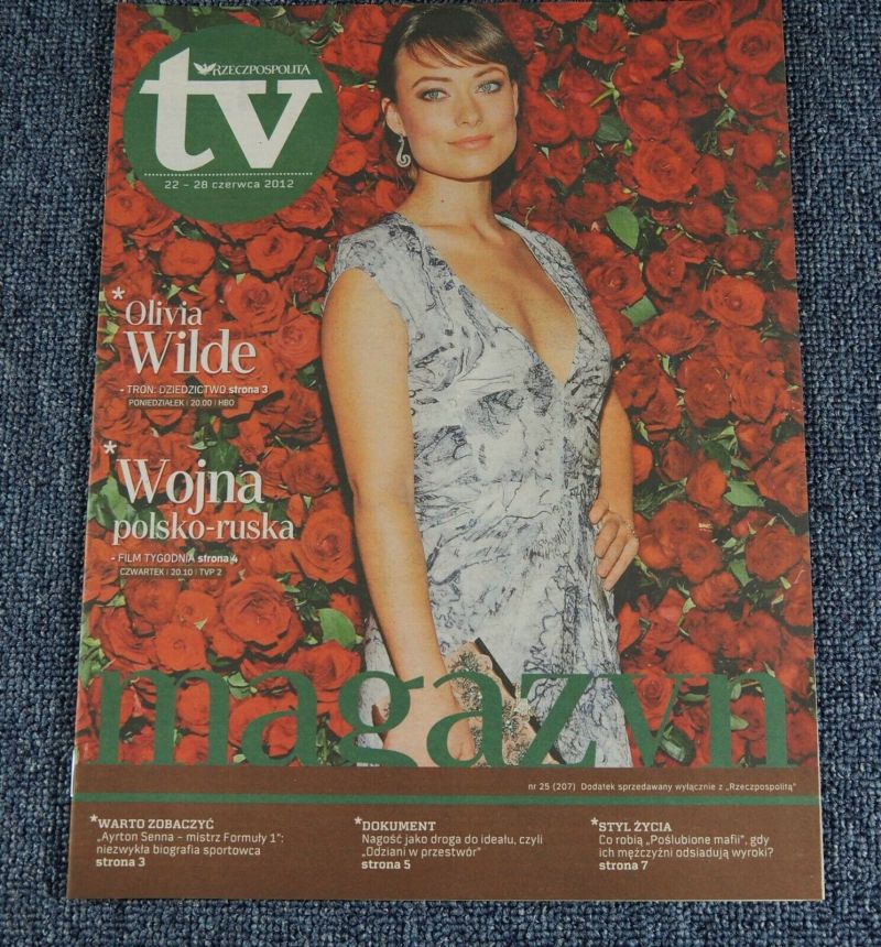 RZECZPOSPOLITA TV magazine side cover 22 June 2012