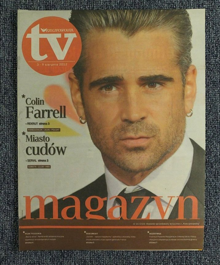 RZECZPOSPOLITA TV magazine side cover 3 August 2012