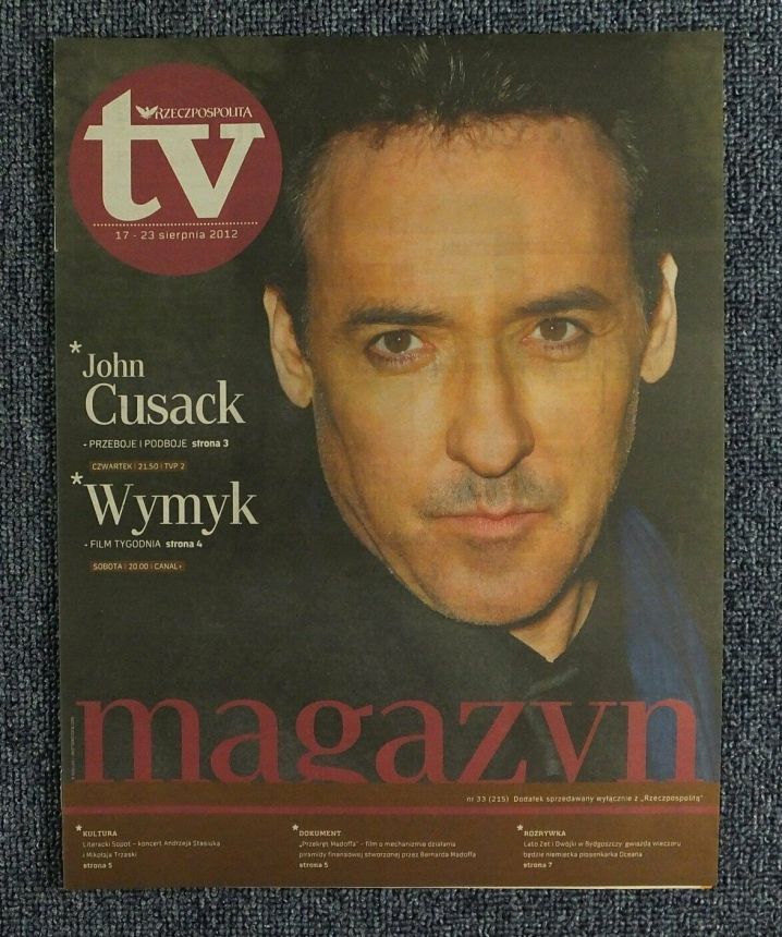 RZECZPOSPOLITA TV magazine side cover 17 August 2012