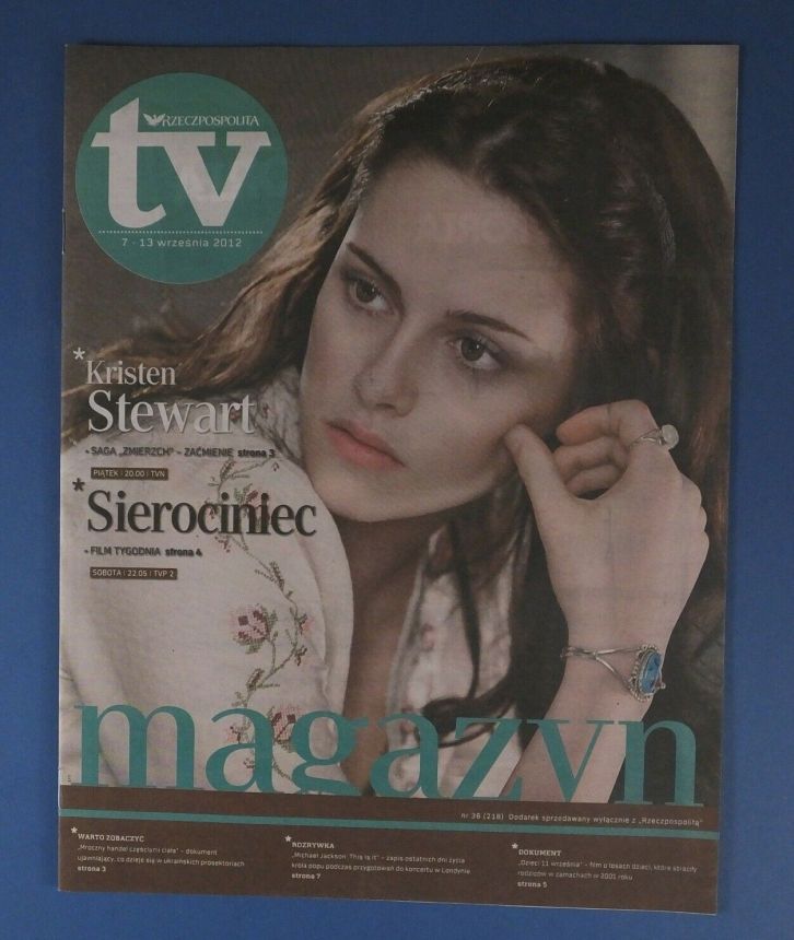 RZECZPOSPOLITA TV magazine side cover 7 September 2012