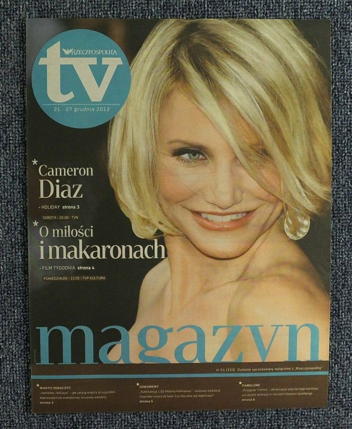 RZECZPOSPOLITA TV magazine side cover 21 December 2012
