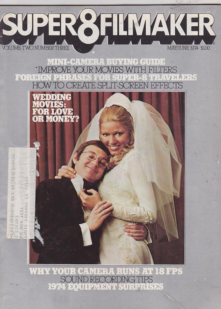 SUPER 8 FILMAKER magazine side cover  Vol 2 #3 May-June 1974