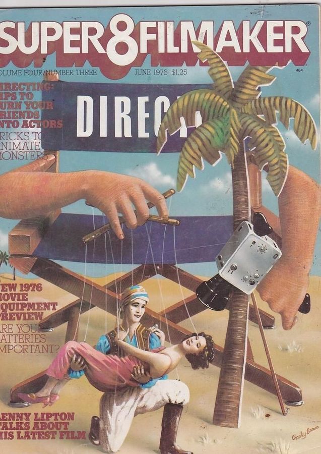 SUPER 8 FILMAKER magazine side cover  Vol 4 #3 June 1976