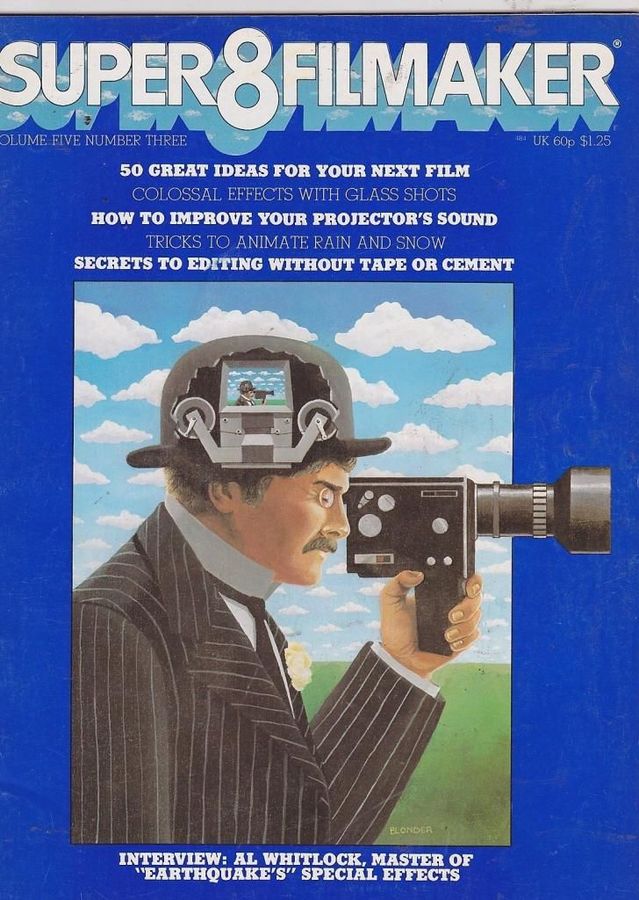 SUPER 8 FILMAKER magazine side cover  Vol 5 #3 May 1977
