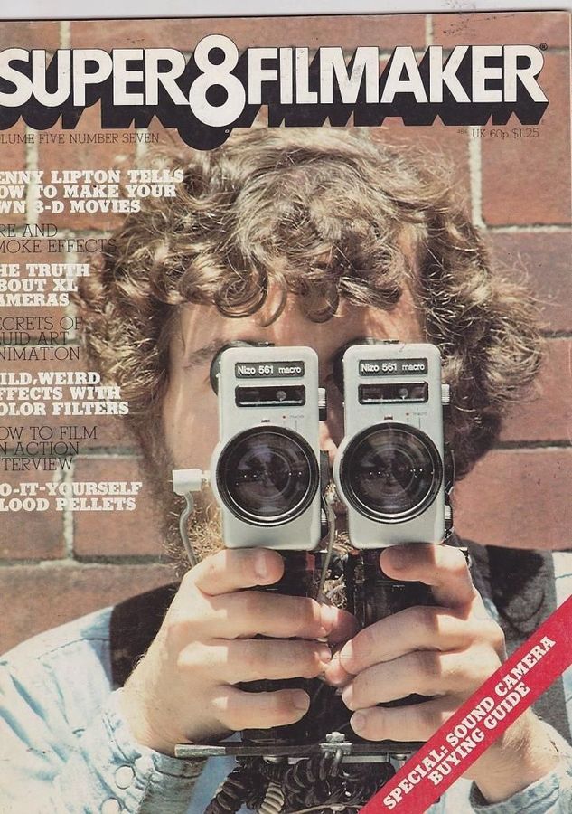 SUPER 8 FILMAKER magazine side cover  Vol 5 #7 November 1977