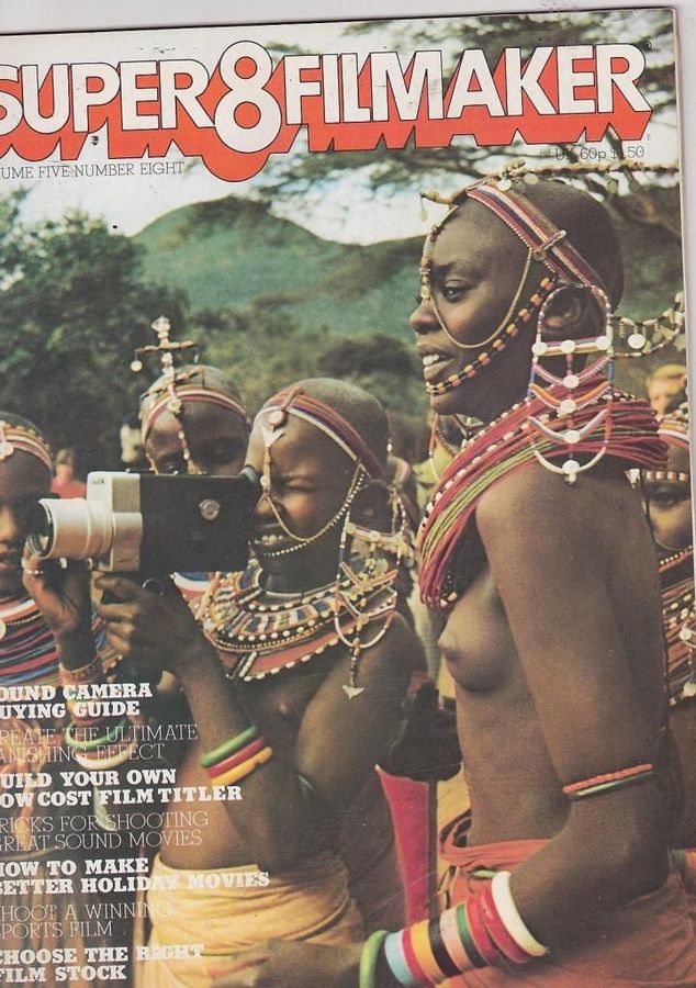 SUPER 8 FILMAKER magazine side cover  Vol 5 #8 December 1977