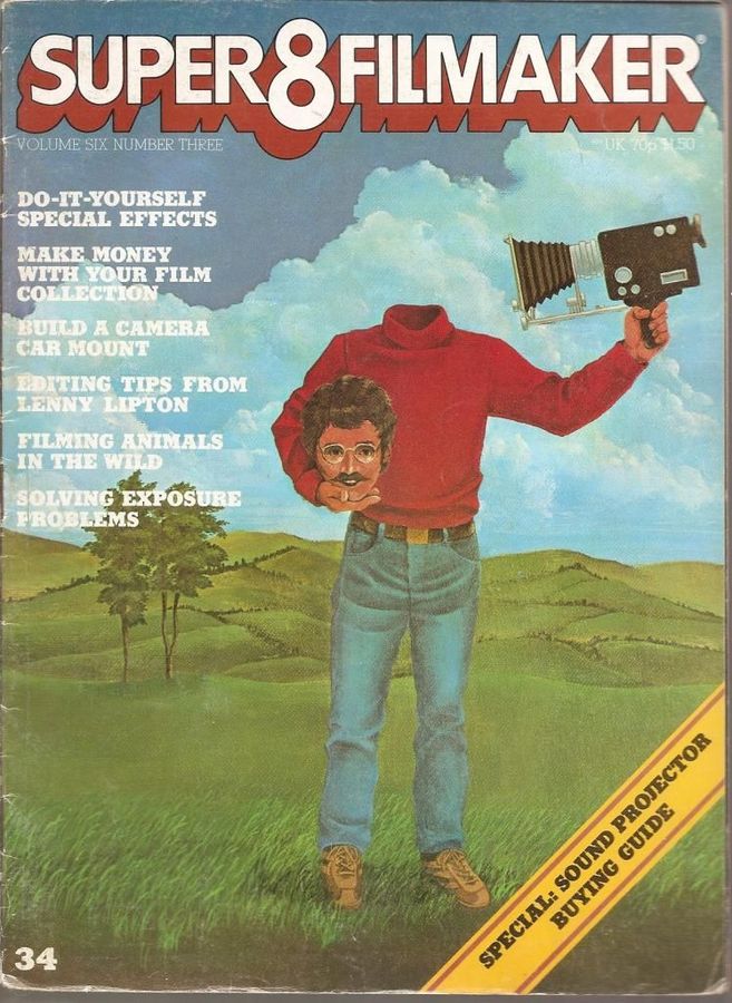 SUPER 8 FILMAKER magazine side cover  Vol 6 #3 May 1978