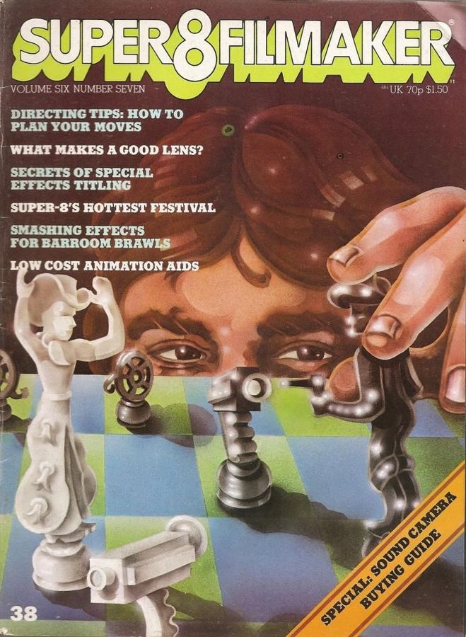 SUPER 8 FILMAKER magazine side cover  Vol 6 #7 November 1978