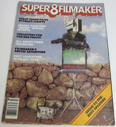 SUPER 8 FILMAKER magazine side cover  Vol 7 #2 March-April 1979