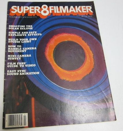 SUPER 8 FILMAKER magazine side cover  Vol 7 #5 July-August 1979