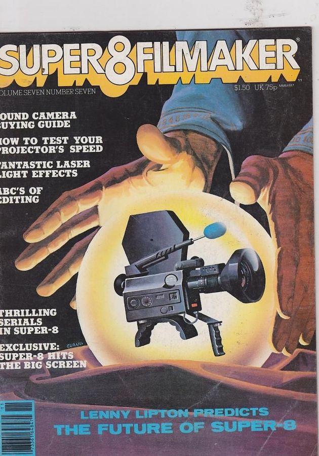 SUPER 8 FILMAKER magazine side cover  Vol 7 #7 November 1979