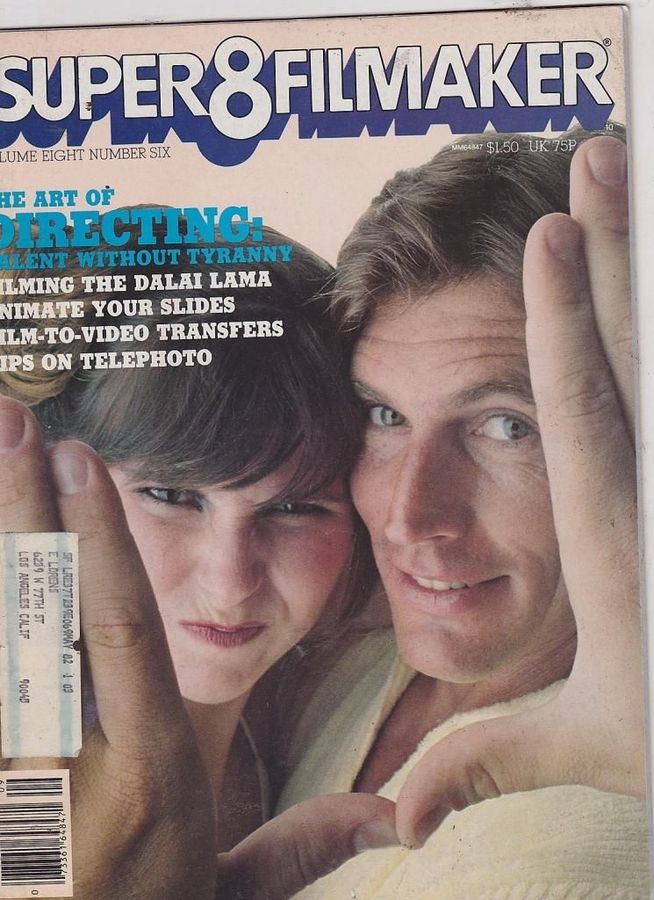 SUPER 8 FILMAKER magazine side cover  Vol 8 #6 September-October 1980