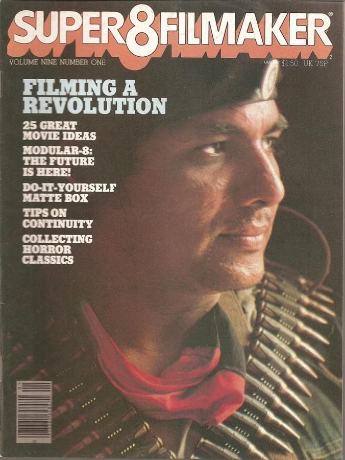 SUPER 8 FILMAKER magazine side cover  Vol 9 #1 January-February 1981