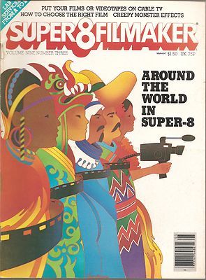 SUPER 8 FILMAKER magazine side cover  Vol 9 #3 May 1981